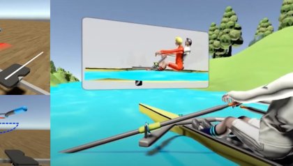 Rowing in Virtual Reality